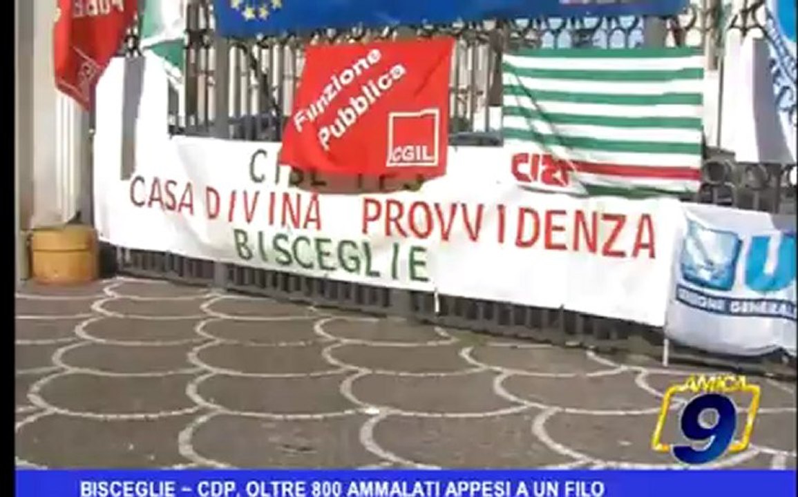 Bisceglie | CDP, oltre 800 ammalati appesi a un filo