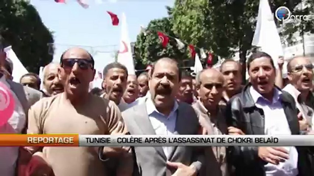 Tunisie : Colère après l’assassinat de Chokri Belaïd