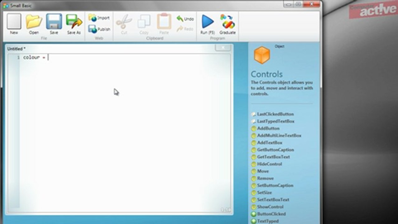 Small Basic Guide: 3 Make things happen with functions