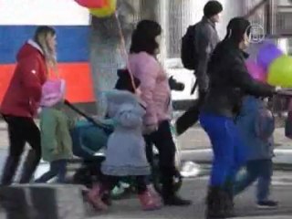 В Севастополе встретили крейсер «Москва»