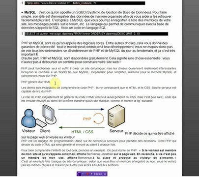 Le language de programmation PHP par webdesign-x.fr et creation site paris