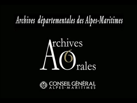 Chansons traditionnelles du Comté de Nice – Partie 1 - Fonds ADAM ‘’Documents sonores isolés’’