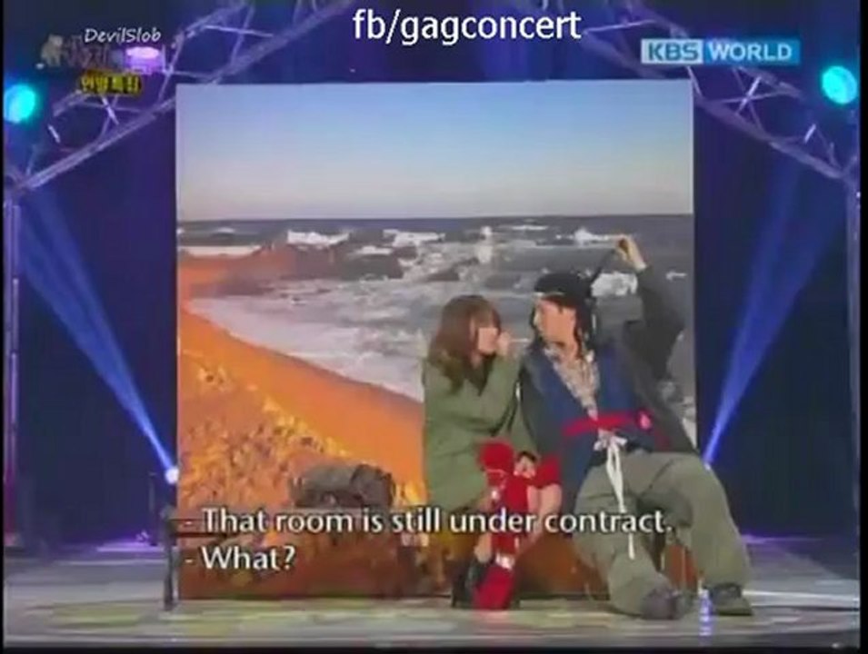 [ENGSUB] GAG CONCERT EP. 679 Dignity Of Beggar  (last episode for 2012 SPECIAL) Guest  Kim Giri
