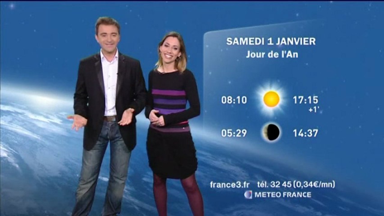 Liza et Hervé font la météo, le 31 décembre 2010