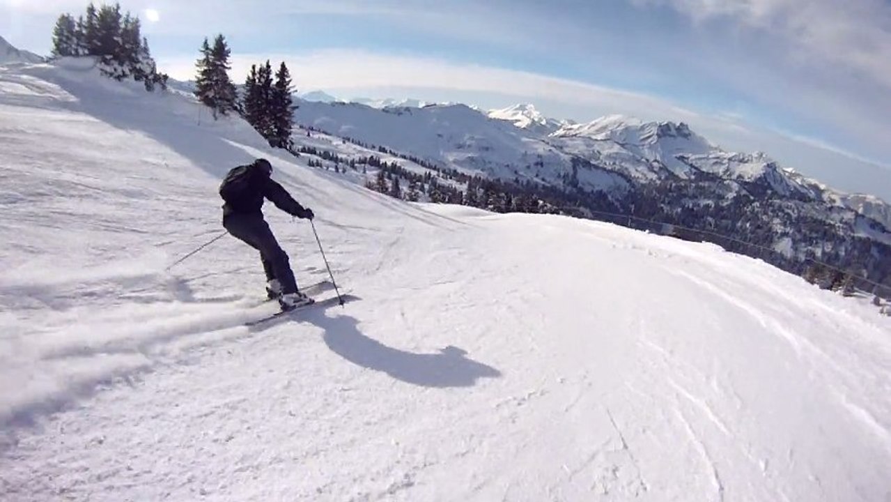 Piste bleue en GoPro 1