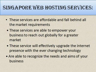 Singapore Web Hosting Companies