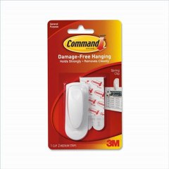 3m Command Spring Clip With Adhesive Strips