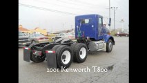 2001 kenworth t800 tandem axle day cab for sale in ohio