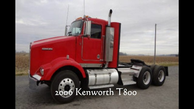 2006 Kenworth T800 day cab truck for sale.