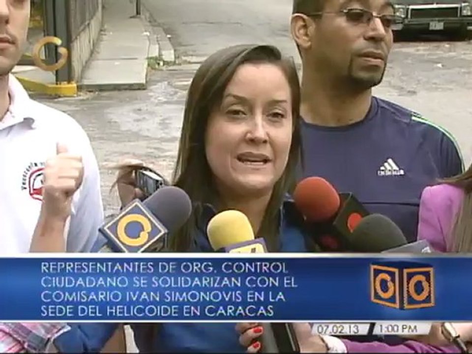 ONG acuden al Helicoide para solidarizarse con el comisario Iván Simonovis