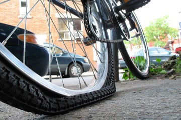 Como reparar una llanta de bicicleta