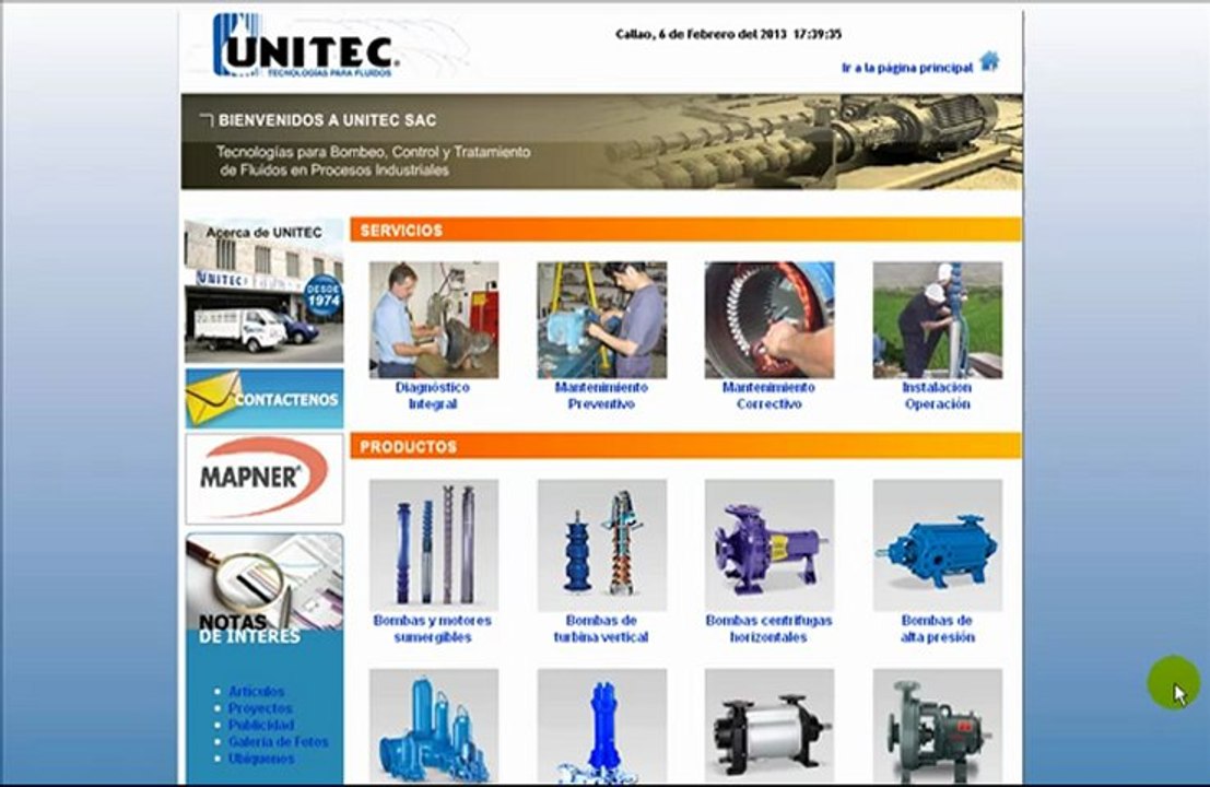 UNITEC SAC | Bombas para desague | Bombas de achique | Reparacion de bombas | Lima - Peru