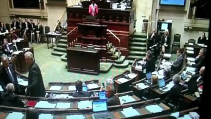 Assassinat de Chokri Belaïd  : hommage du député Laurent Louis au Parlement belge.