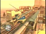 Trying to land on a train in a helicopter gta iv