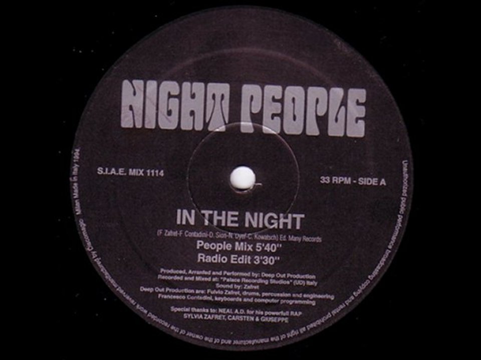 Night People - In The Night (Radio Edit)