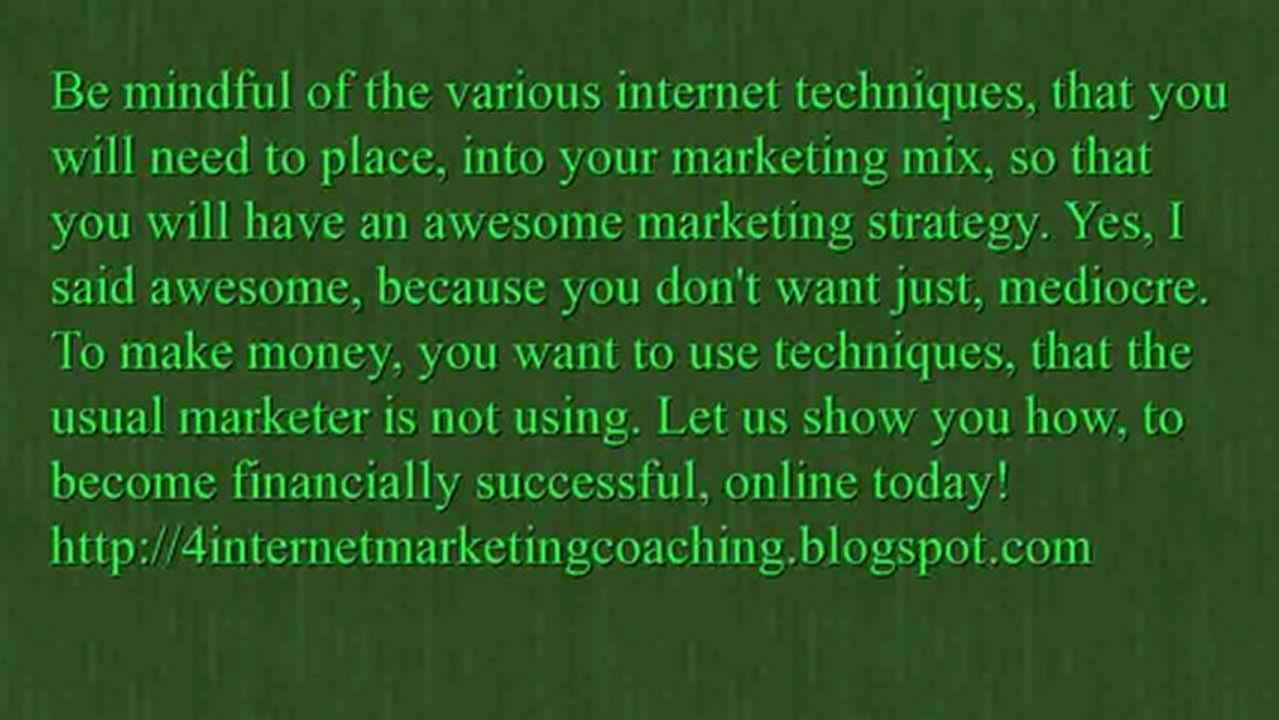 Money-Making Strategies 4 Small Business Marketing