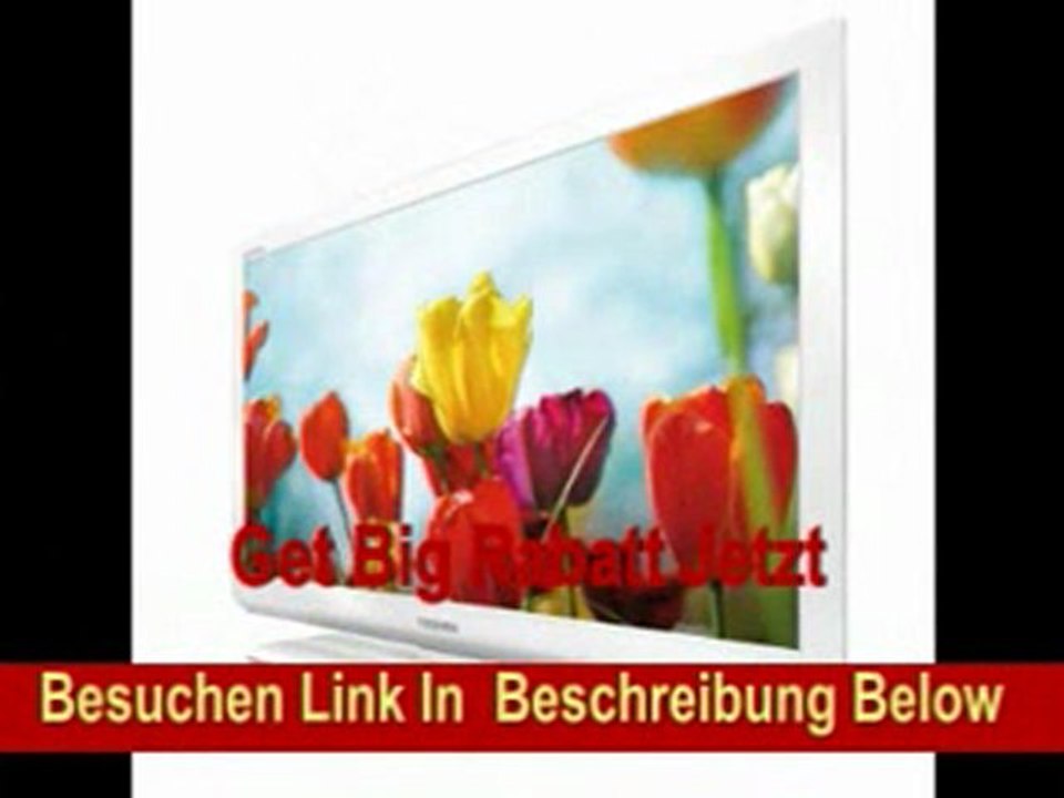 Toshiba 26EL834G 66 cm (26 Zoll) LED-Backlight-Fernseher, Energieeffizienzklasse B (HD-Ready, 100 HZ AMR, DVB-T/-C, CI+) weiß