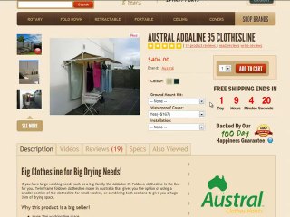 Austral Addaline 35 Foldown Clothes Line
