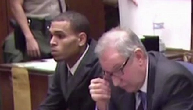 Rihanna Supports Chris Brown in Court
