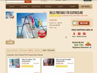 Hills Portable 170 Clothesline