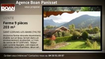 A vendre - Ferme - SAINT-GERVAIS-LES-BAINS (74170) - 9 pièc
