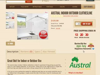 Video Review for Austral Indoor Outdoor Clothes Line