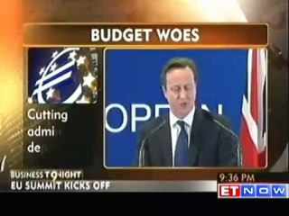 EU summit kicks off; Leaders tackle tough budget