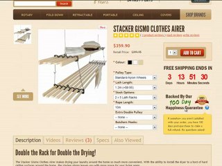 Video Review for Stacker Gismo Clothes Airer