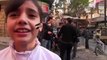 Syrian girl sings and bomb interrupts her