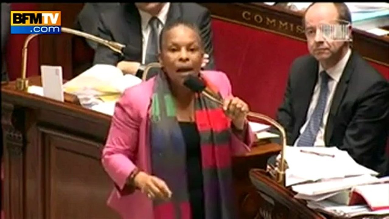 Politique première : dans l'hémicycle, Christiane Taubira a mis David Douillet au tapis - 08/02