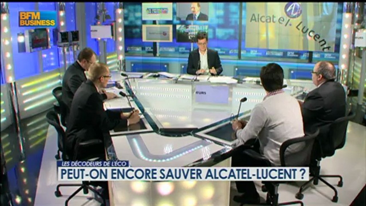 Peut-on encore sauver Alcatel-Lucent ? - 7 février - BFM : Les décodeurs de l'éco 3/5