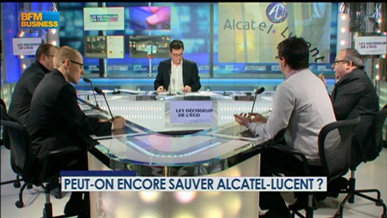 Peut-on encore sauver Alcatel-Lucent ? - 7 février - BFM : Les décodeurs de l'éco 5/5