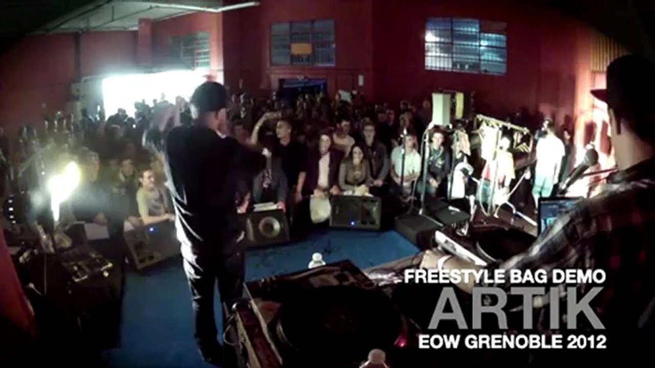 Freestyle bag ft.ARCANES, KRM, KESPAR & ARTIK (en démo) @ EOW Grenoble 2012