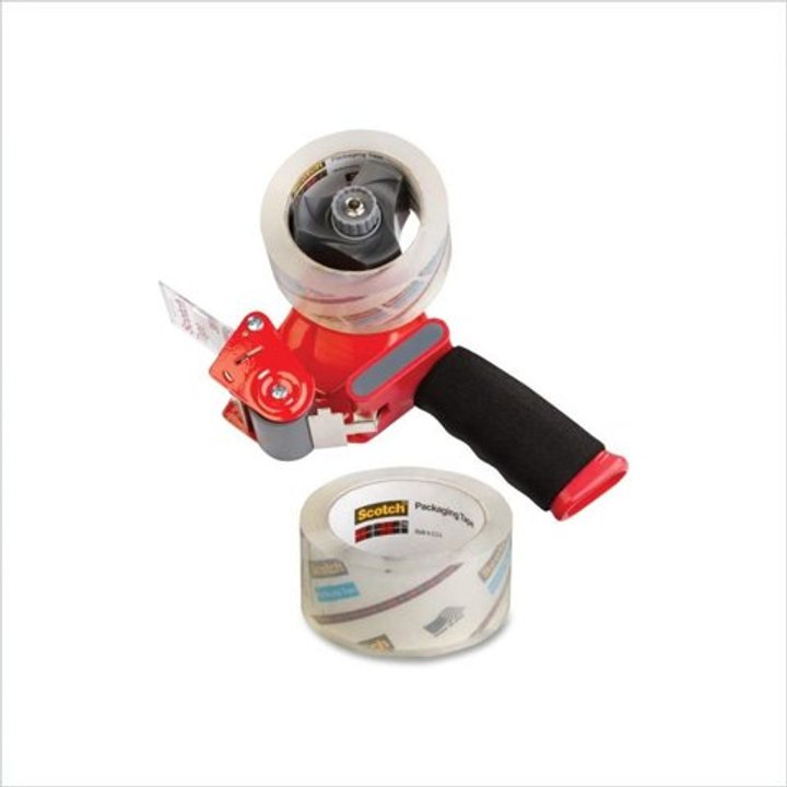 Scotch Super Strength Packaging Tape With Handheld Dispenser