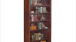 Kathy Ireland Home By Martin Furniture Huntington Club Solid Wood 7 Shelf Wood Bookcase In Distressed Cherry