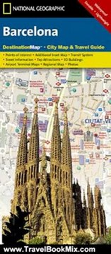 Travelling Book Review: Barcelona City Map & Travel Guide (DestinationMap) by National Geographic Maps