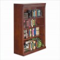 Kathy Ireland Home By Martin Furniture Huntington Club Solid Wood 4shelf Bookcases In Distressed Cherry