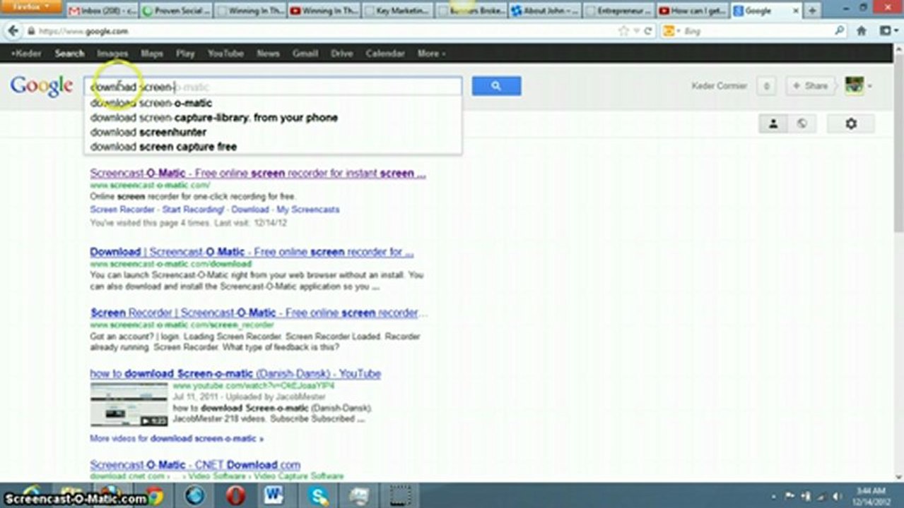 How To get a Free Screen Recorder For Windows 8 or Windows7