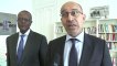 Rencontre entre Harlem Désir et Ousmane Tanor Dieng, secrétaire général du PS sénégalais