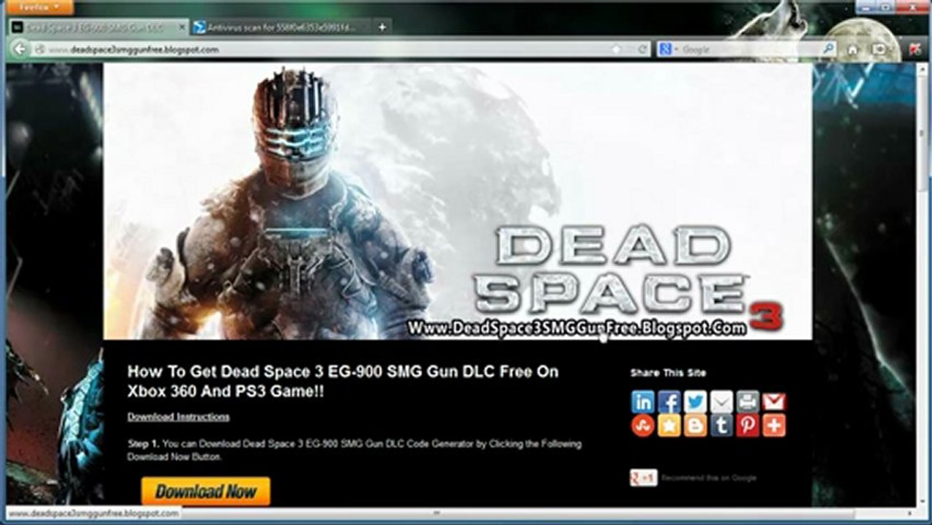 How to Get Dead Space 3 EG-900 SMG Gun DLC Free!! - video Dailymotion