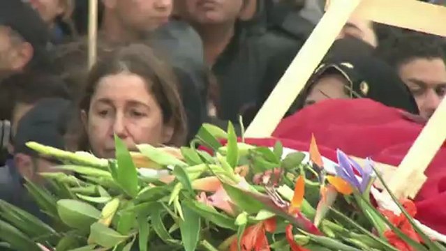 Tunisie: Marée humaine aux obsèques de Chokri Belaïd