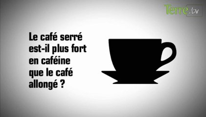 Le café serré est-il plus fort en caféine que le café allongé ?