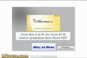 Tutoriel WORD 2007: Cours N°38 Comment insérer un graphique dans Word