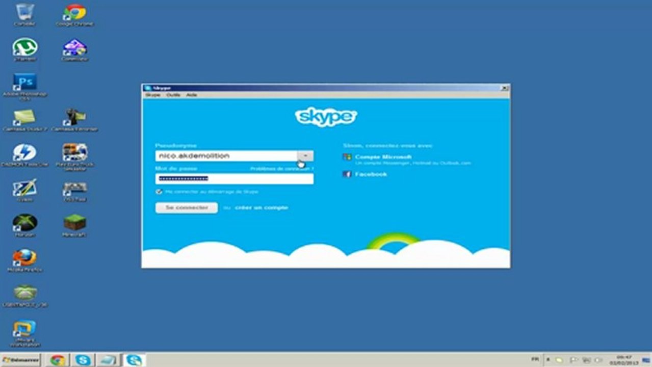 tuto avoire plusieur skype