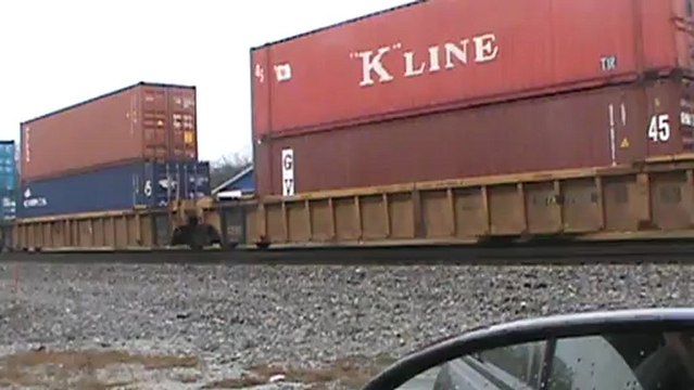Norfolk Southern train meet in Austell Ga.