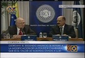 Ministro Giordani anuncia devaluación: de 4,30 a 6,30 bolívares por dólar