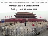 Chinese Classics in Global Context, Beijing 15/16-12-2012