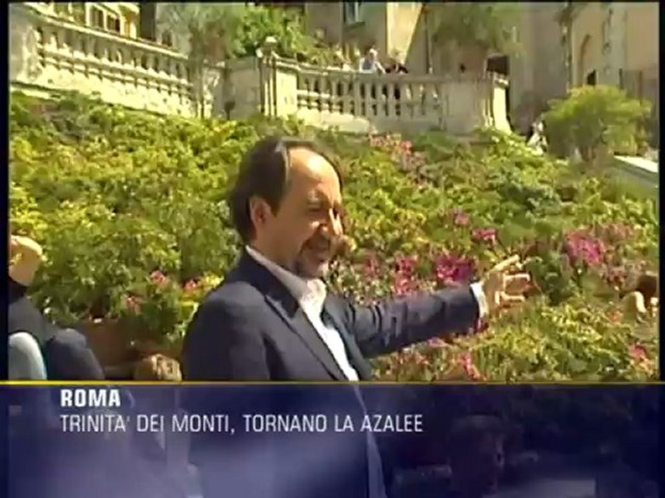 Trinità dei Monti, tornano le azalee
