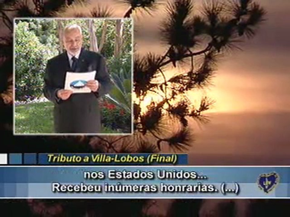 PAIVA NETTO - Tributo a Villa-Lobos - Final - Religião de Deus - Ecumenismo - FJPN