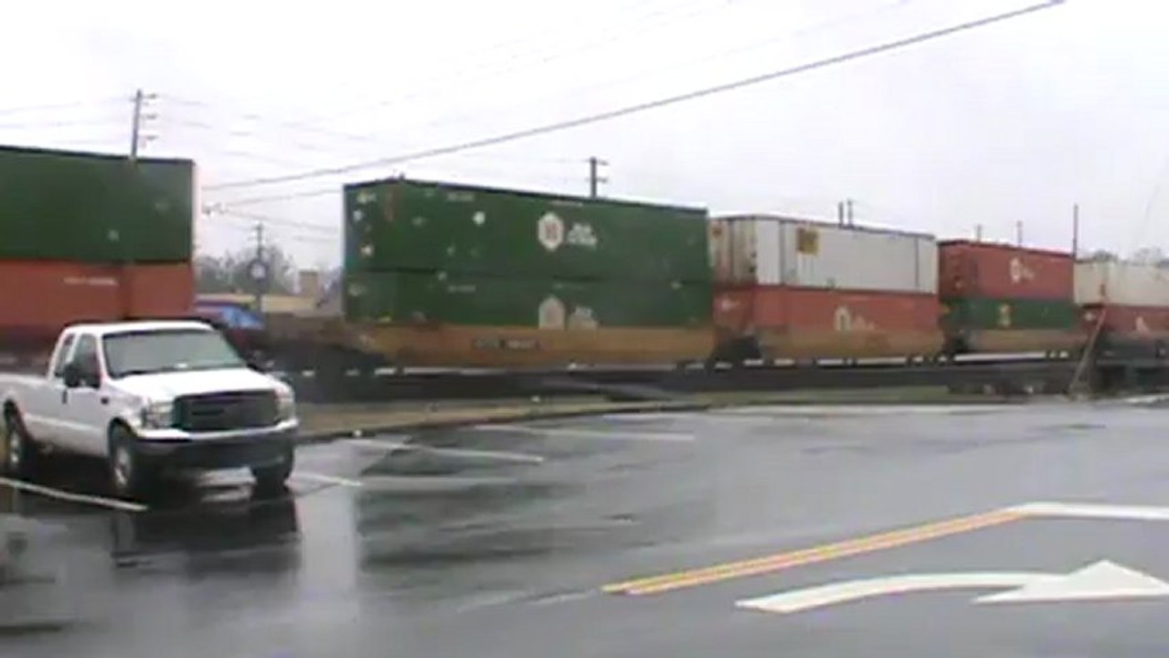 Union Pacific stack train east